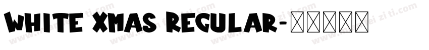 White Xmas Regular字体转换